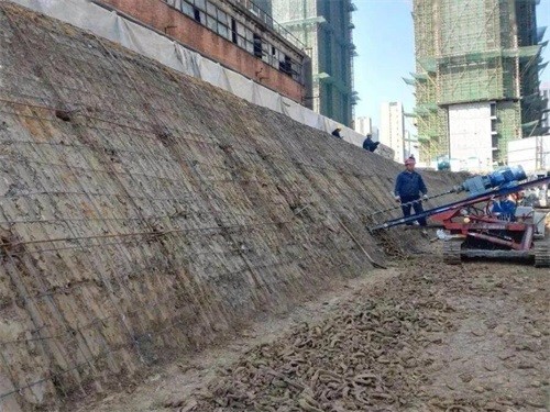 洛宁建筑边坡支护